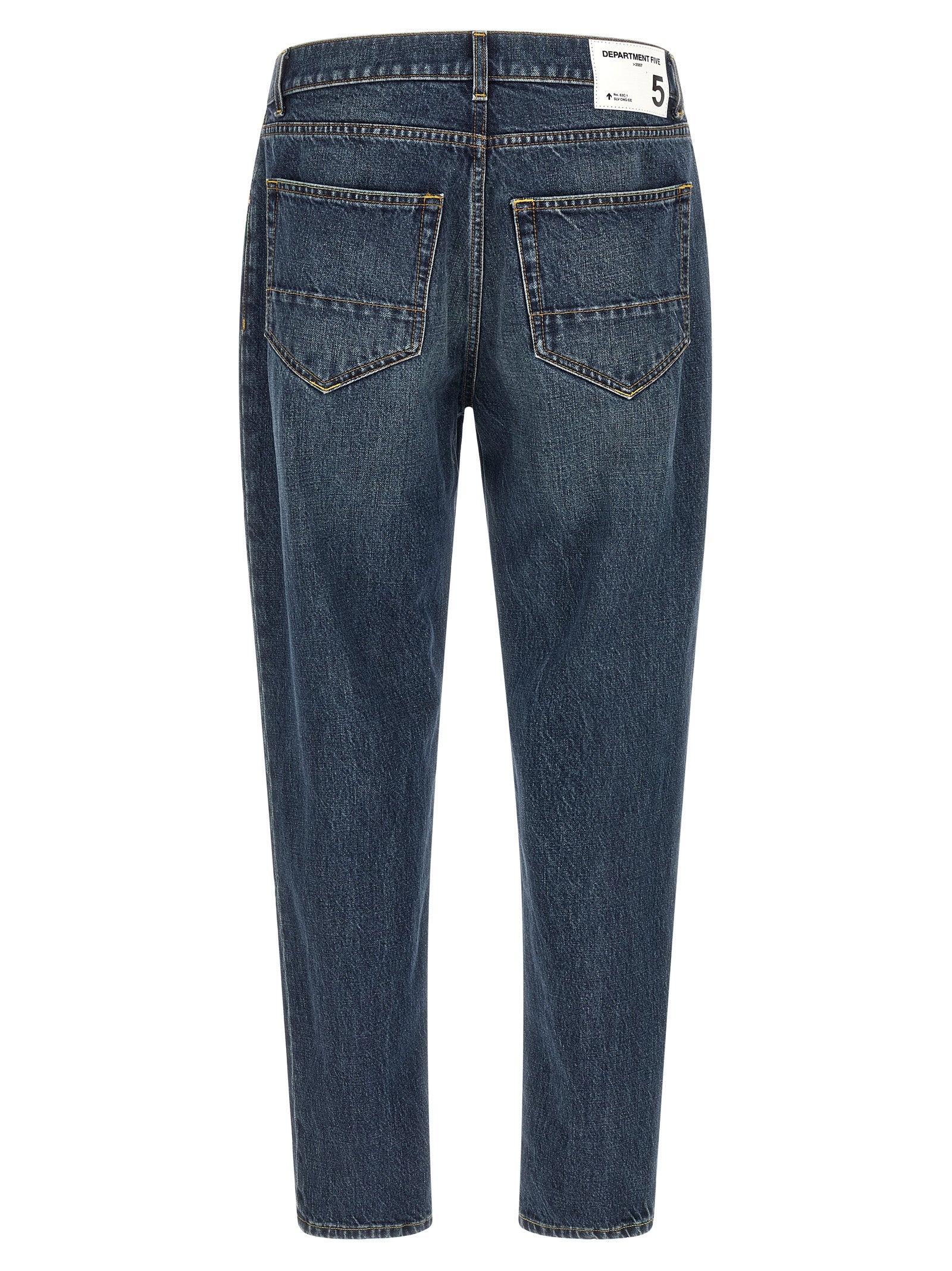 Department 5 Blaue Jeans aus Baumwolle, Tapered Fit