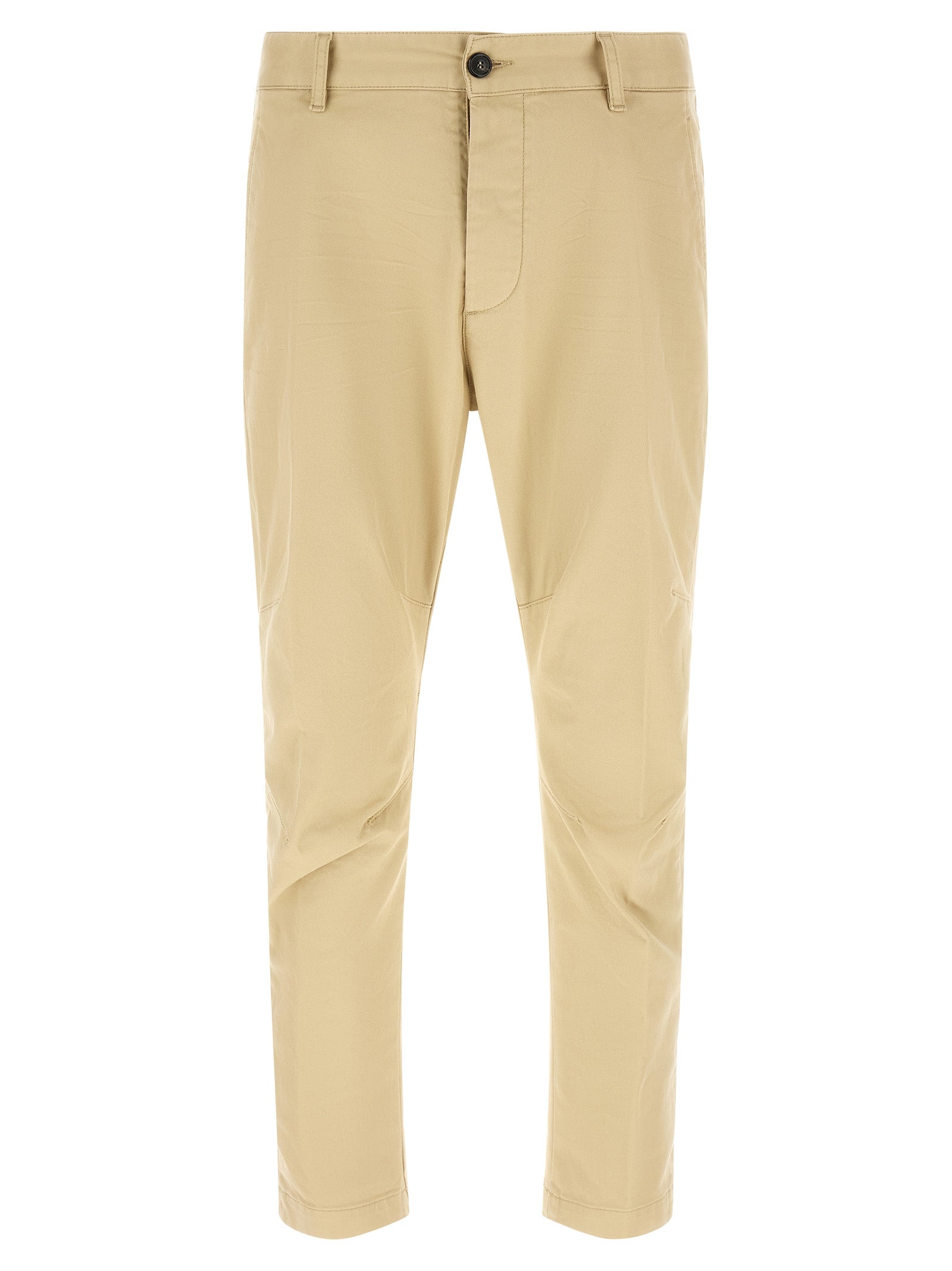 Dsquared² Beige Baumwoll-Cargo-Hose