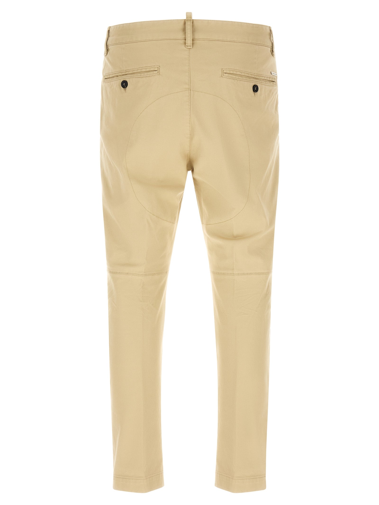 Dsquared² Beige Baumwoll-Cargo-Hose