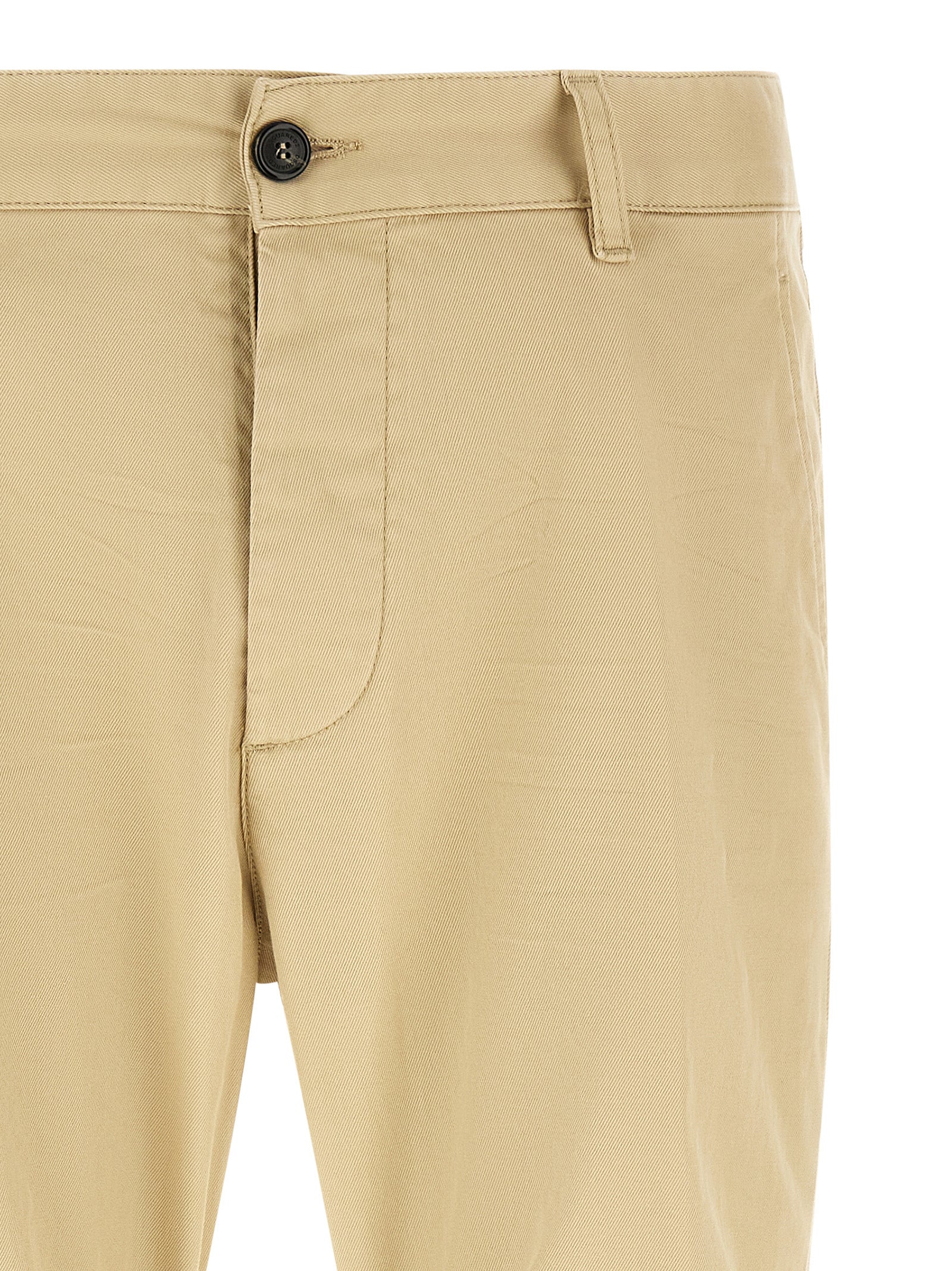 Dsquared² Beige Baumwoll-Cargo-Hose