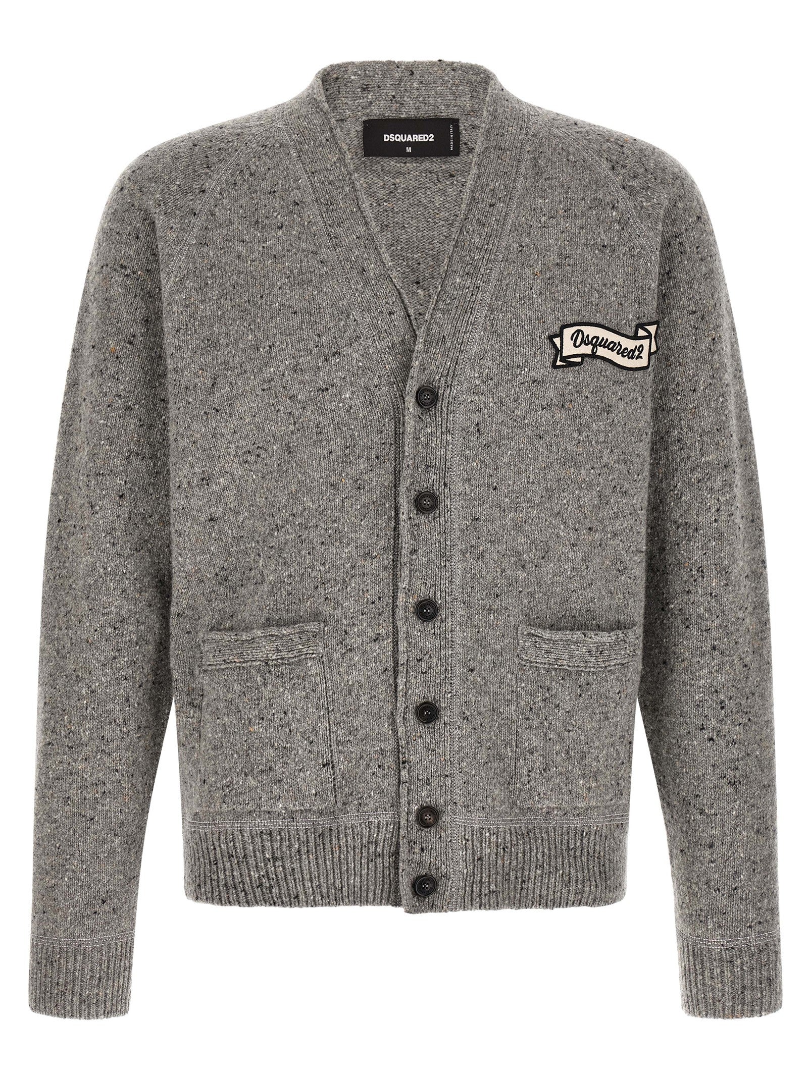 Dsquared² Grauer Wollcardigan