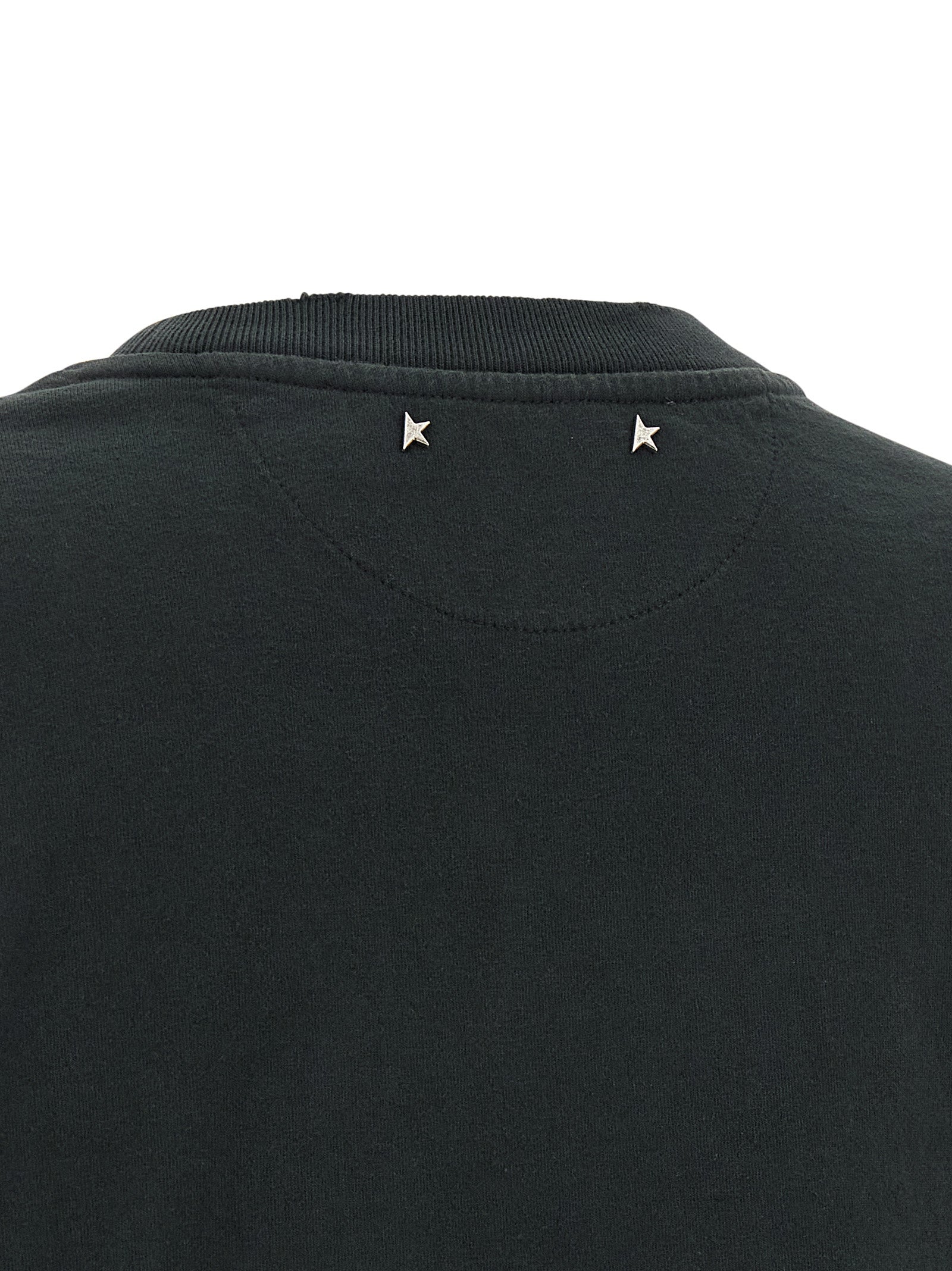 Golden Goose Schwarzes Baumwoll-T-Shirt
