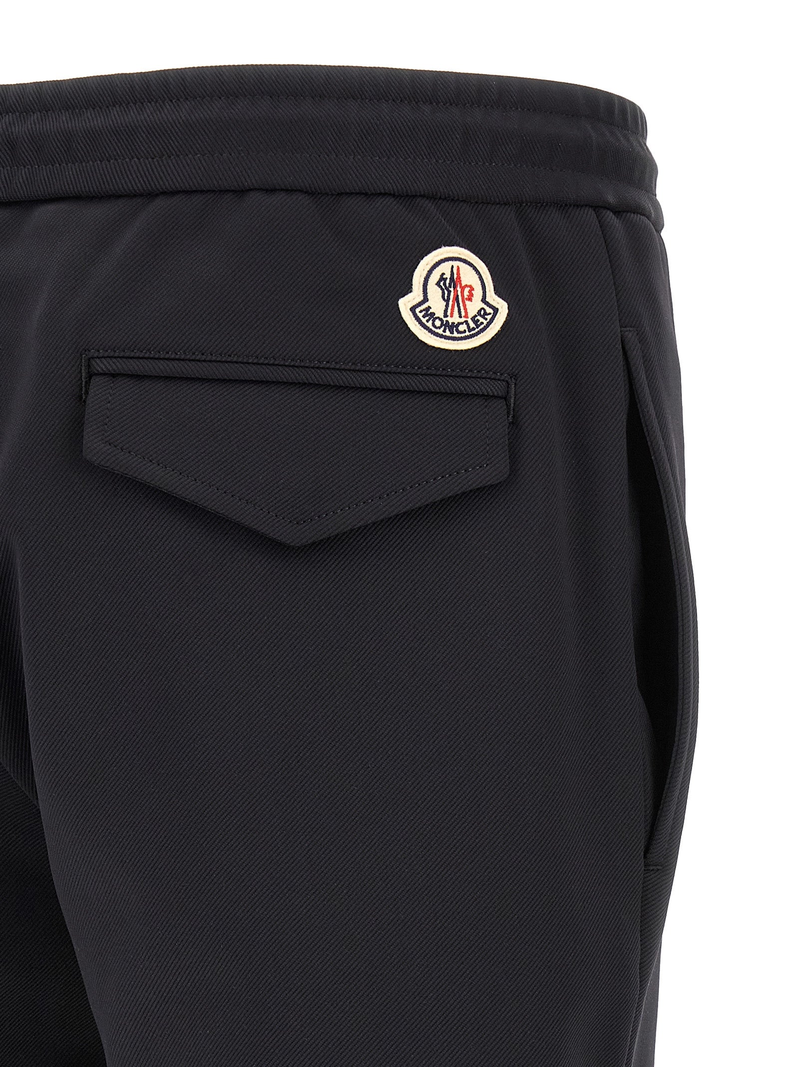 Moncler Schwarze Polyamid-Jogginghose (Trainingshose)