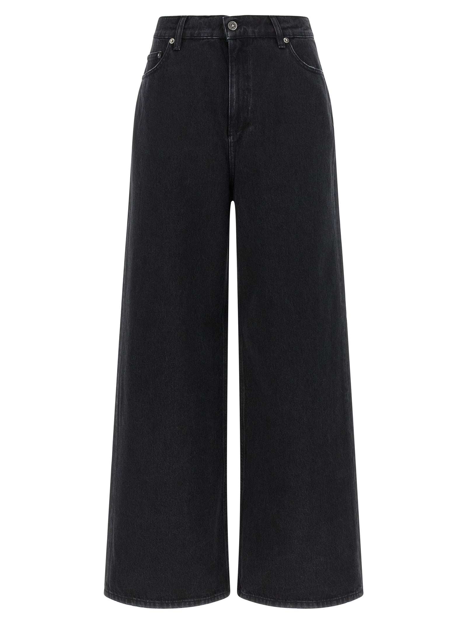 Golden Goose Schwarze Baumwoll-Schlagjeans