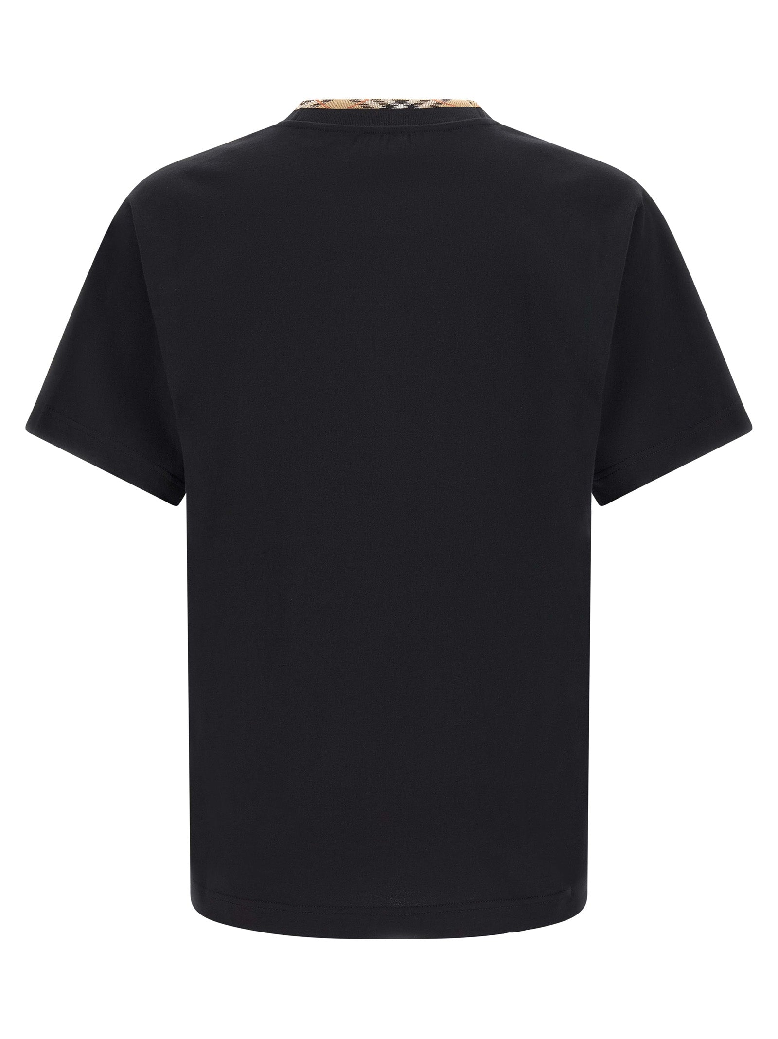 Burberry Schwarzes Baumwoll-T-Shirt
