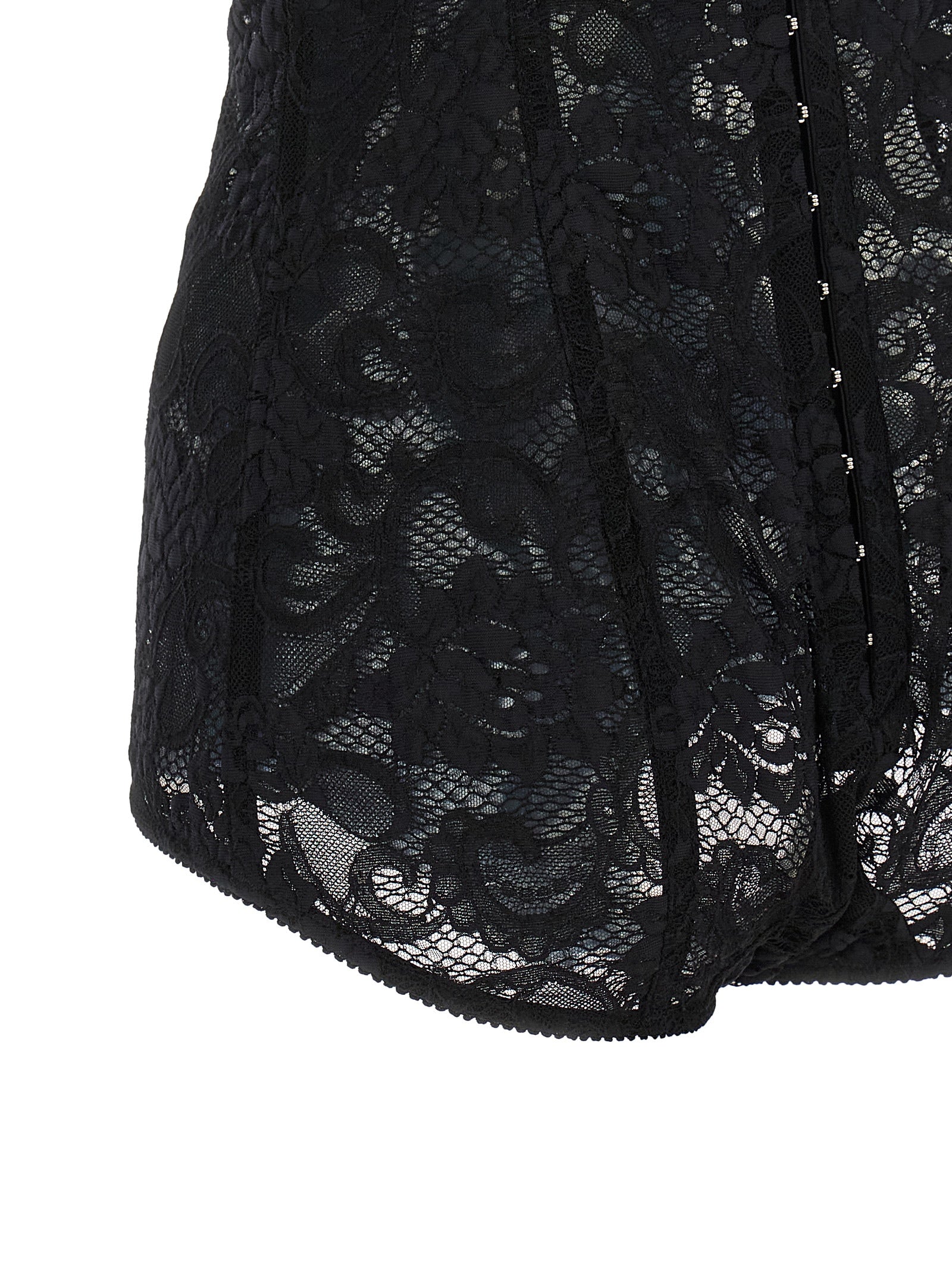 Dolce & Gabbana Schwarzer Polyamid-Body