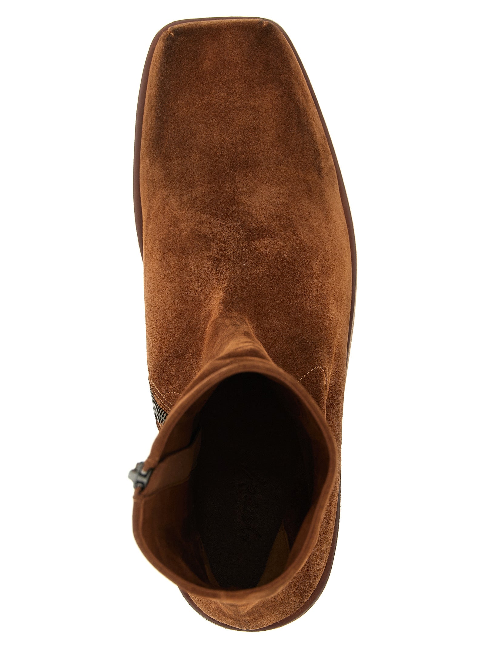 Marsell Ankle Boots aus braunem Kalbsleder