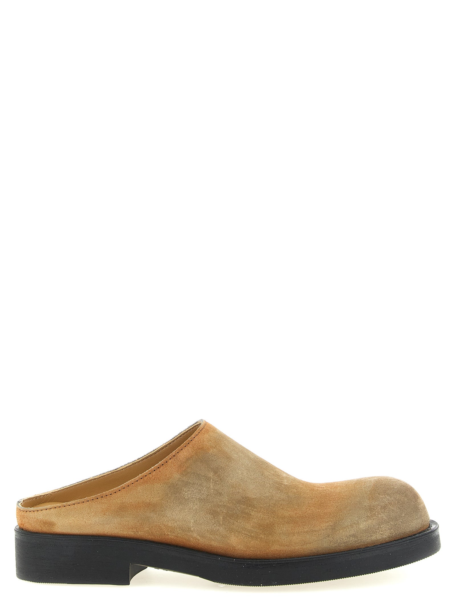 MM6 Maison Margiela Mules aus beigem Rindsleder