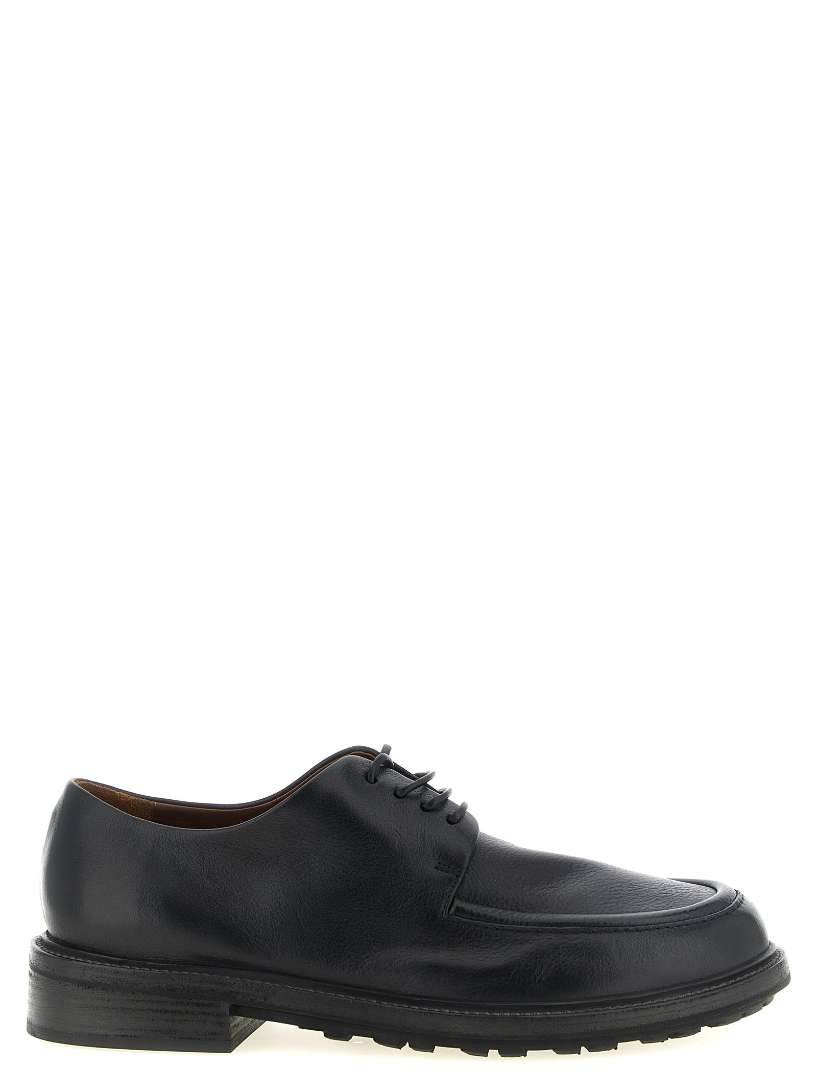 Marsell Schwarze Oxford- und Derby-Schuhe aus Kalbsleder