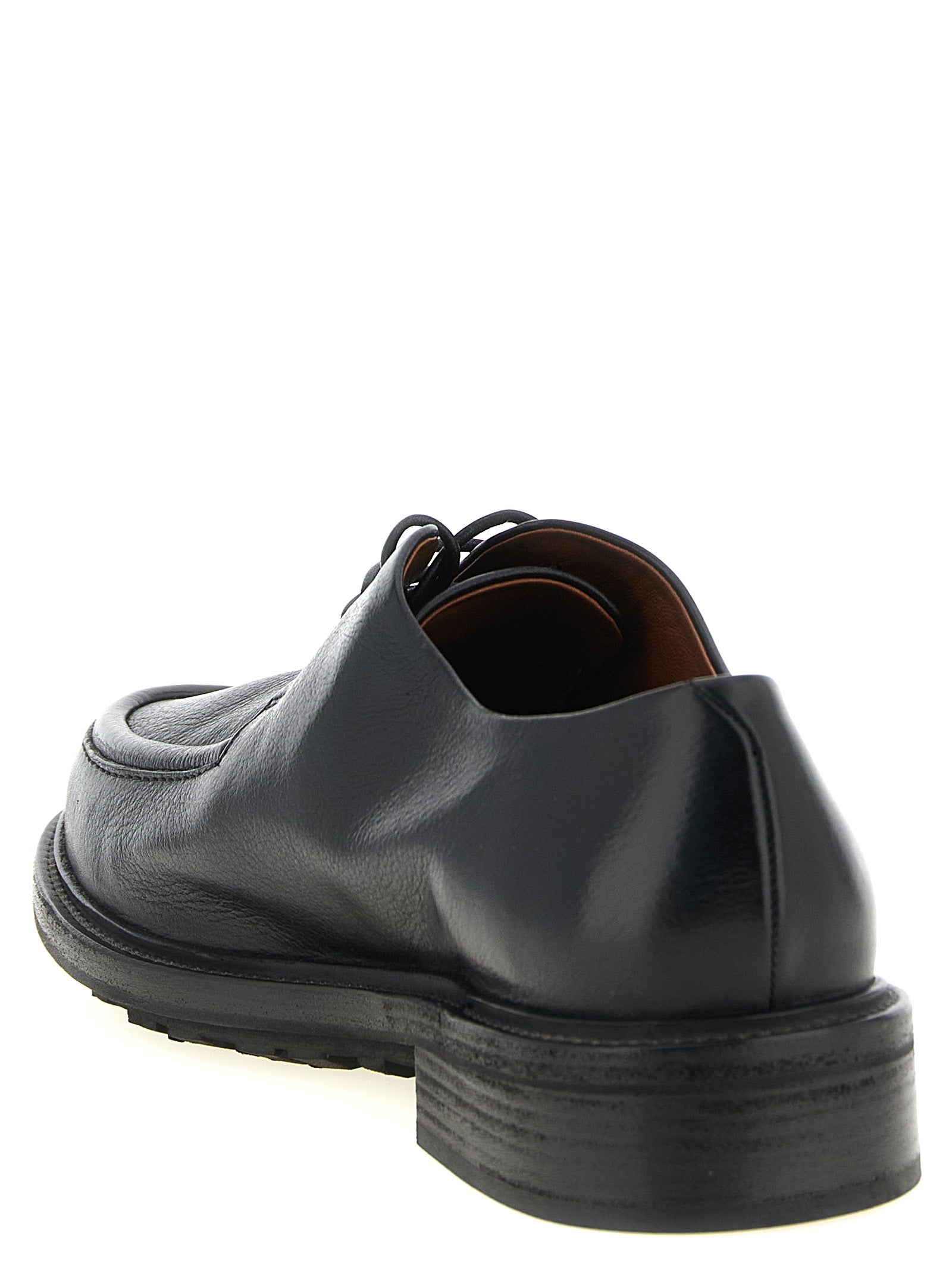 Marsell Schwarze Oxford- und Derby-Schuhe aus Kalbsleder