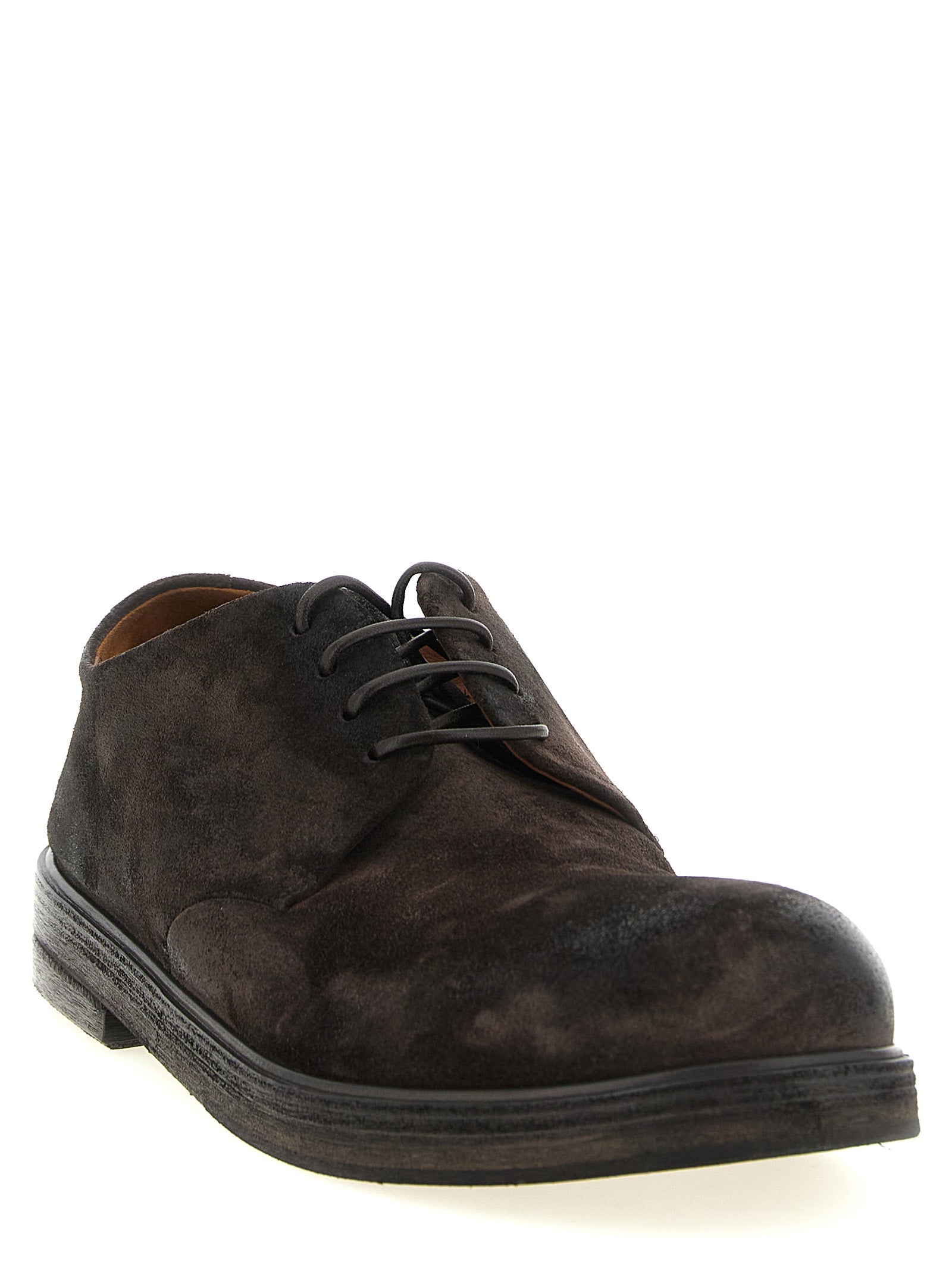 Marsell Braune Kalbsleder Oxford- und Derby-Schuhe