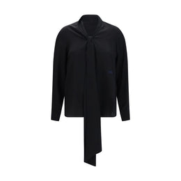 Burberry Schwarze Seidenbluse