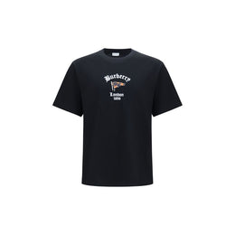 Burberry Schwarzes Baumwoll-T-Shirt