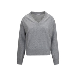 Brunello Cucinelli Grauer Kaschmirpullover