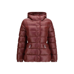 Moncler Mehrfarbige Daunenjacke in voller Länge mit Gänsedaunenfüllung