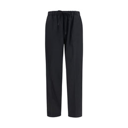 MM6 Schwarze Freizeithose aus Polyester