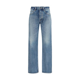 Balenciaga Blaue Jeans aus Baumwolle im geraden Schnitt