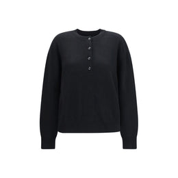 Loulou De Saison Schwarzer Kaschmir-Pullover