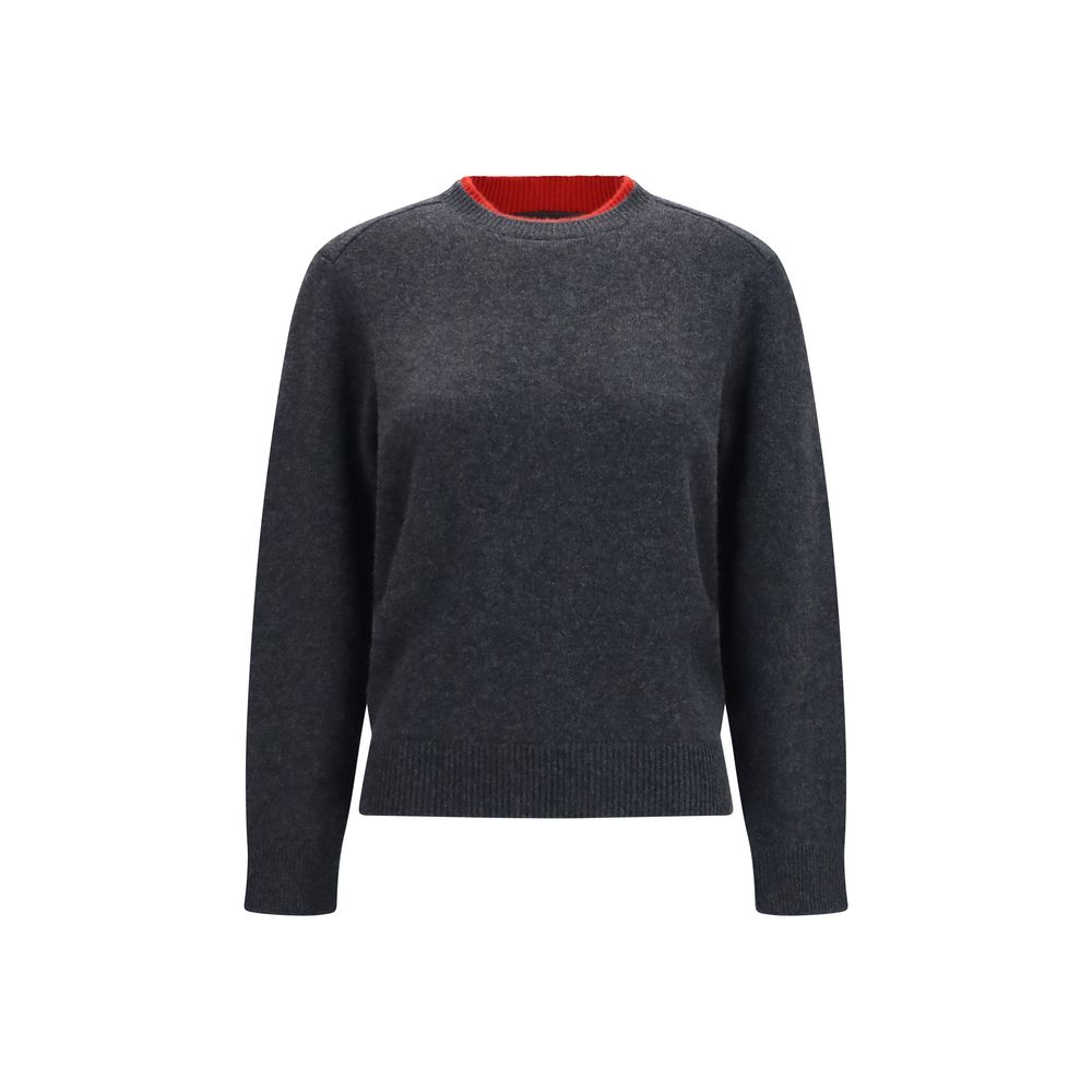 Loulou De Saison Grauer Kaschmirpullover