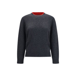 Loulou De Saison Grauer Kaschmirpullover