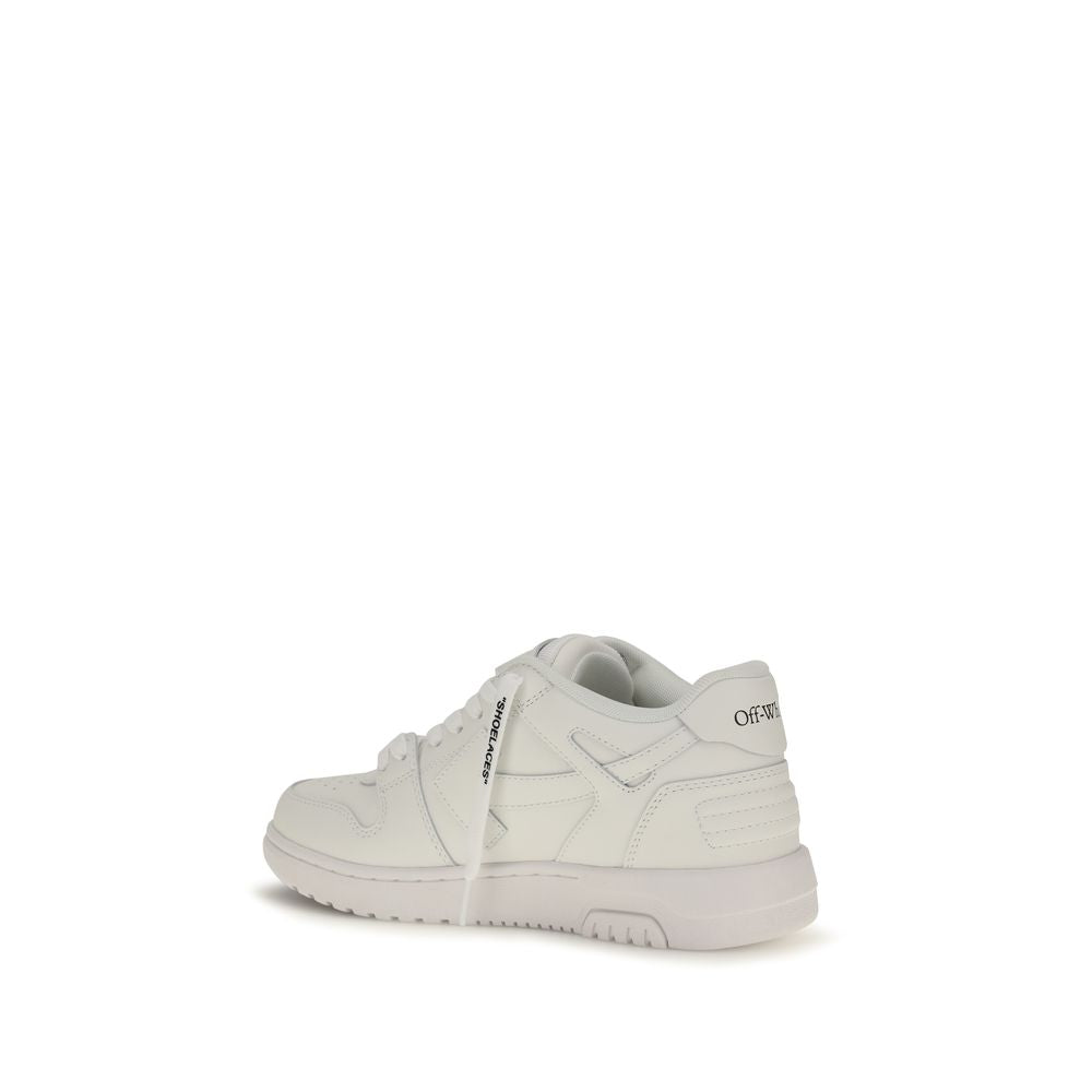 Off-White Weiße Low-Top-Sneaker aus Kalbsleder Bos Taurus