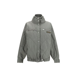 The Attico Grauer Bomber aus Baumwolle