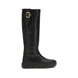 Chloé Schwarze Bos Taurus Kalbsleder Chelsea Boots