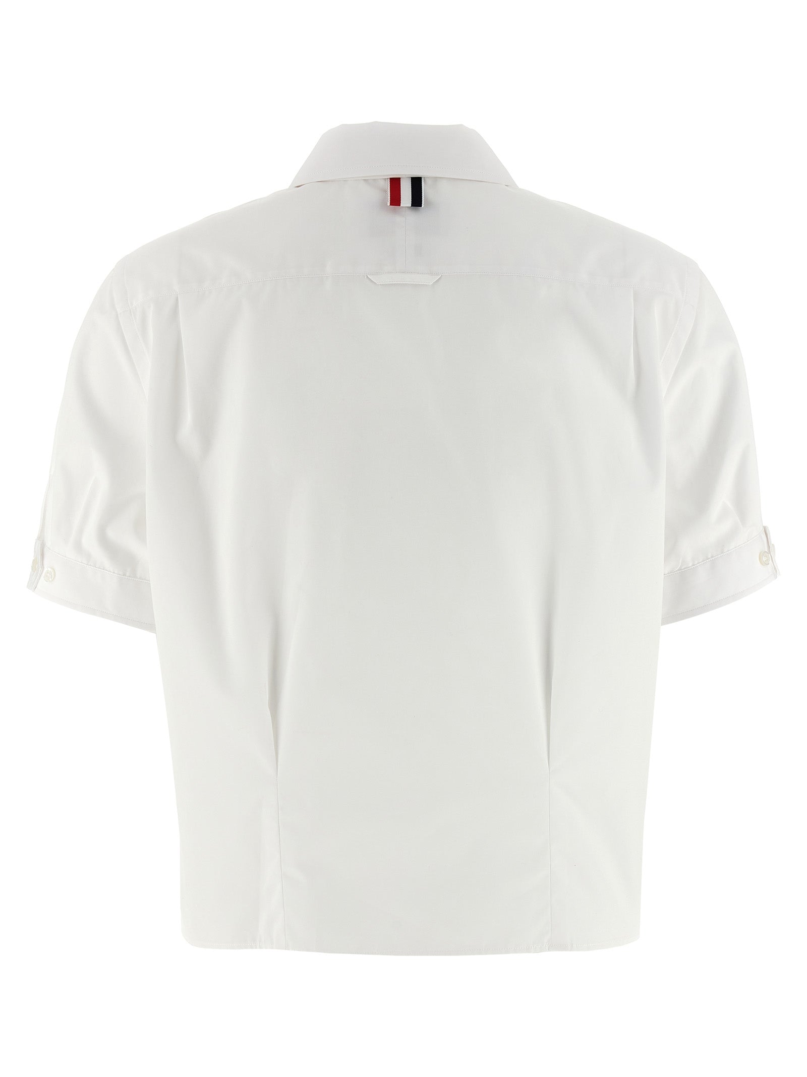 Thom Browne Weiße Baumwollbluse