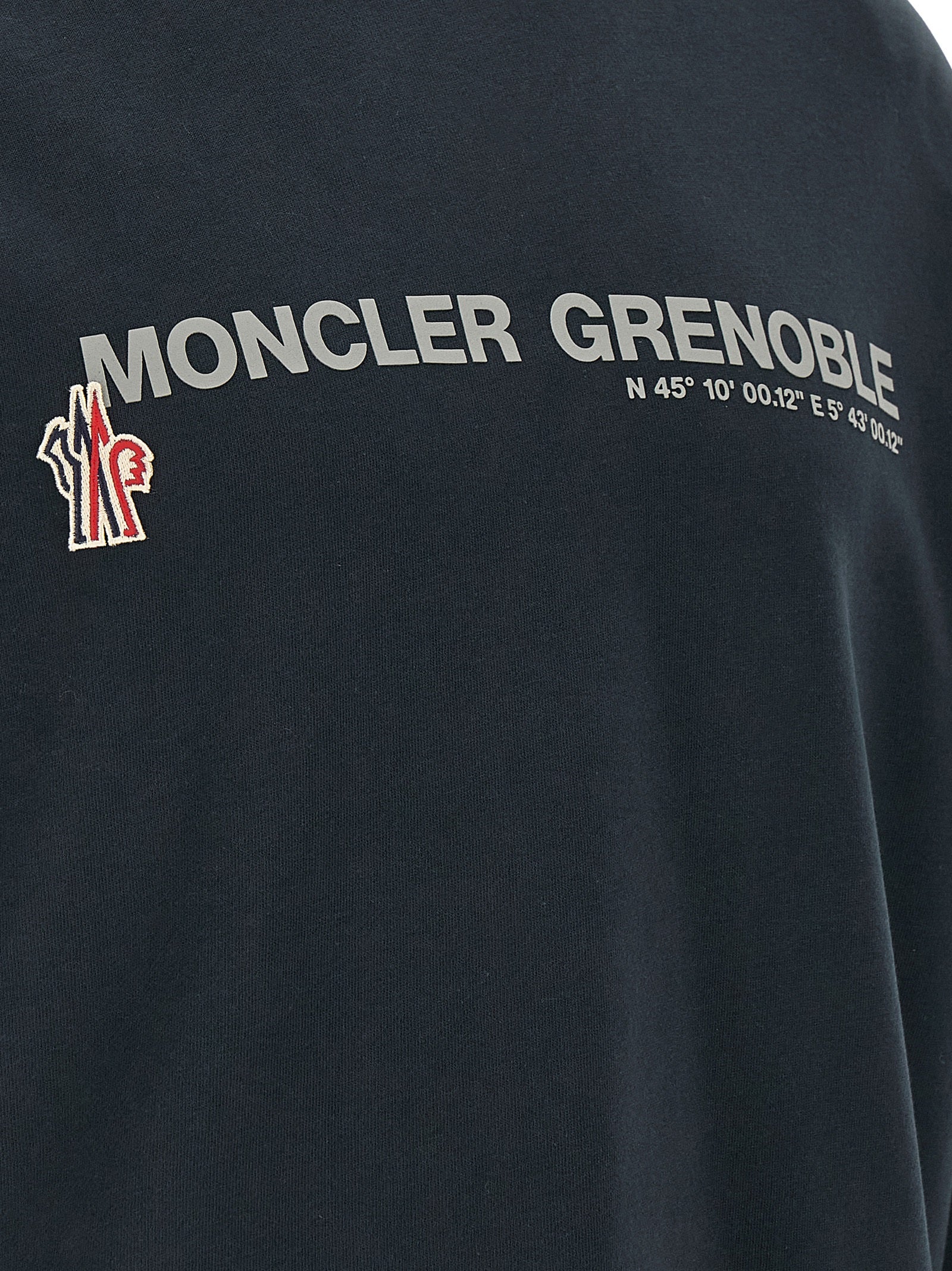 Moncler Grenoble Blauer Baumwoll-Sweatshirt