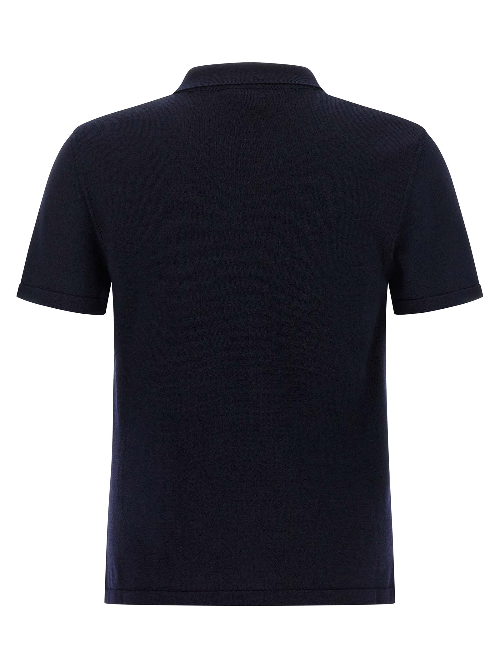 A.P.C. Blaues Poloshirt aus reiner Schurwolle