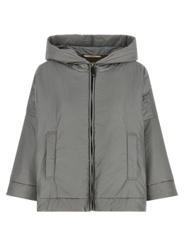 Max Mara Graue Shell-Jacke aus Polyester