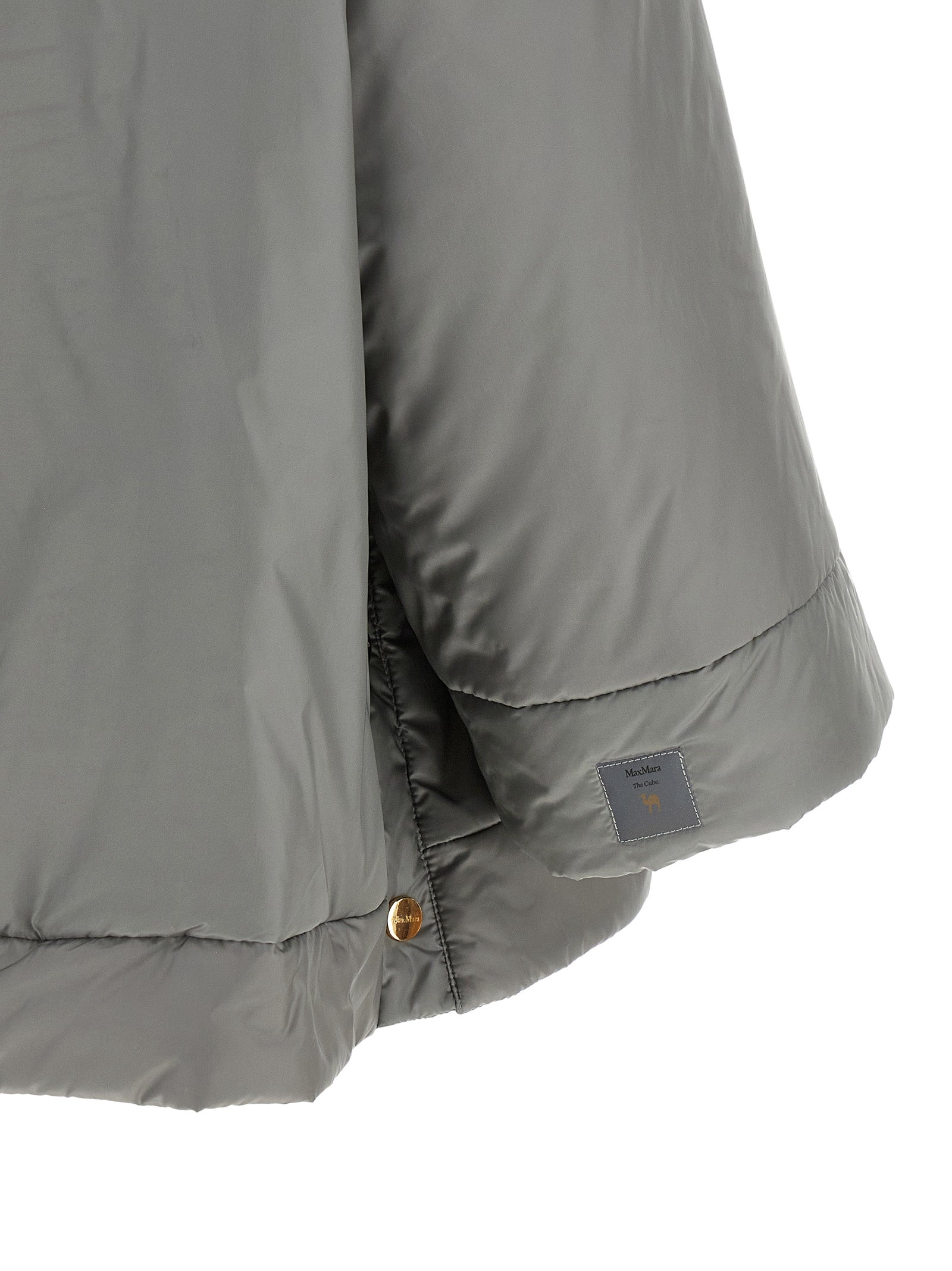 Max Mara Graue Shell-Jacke aus Polyester