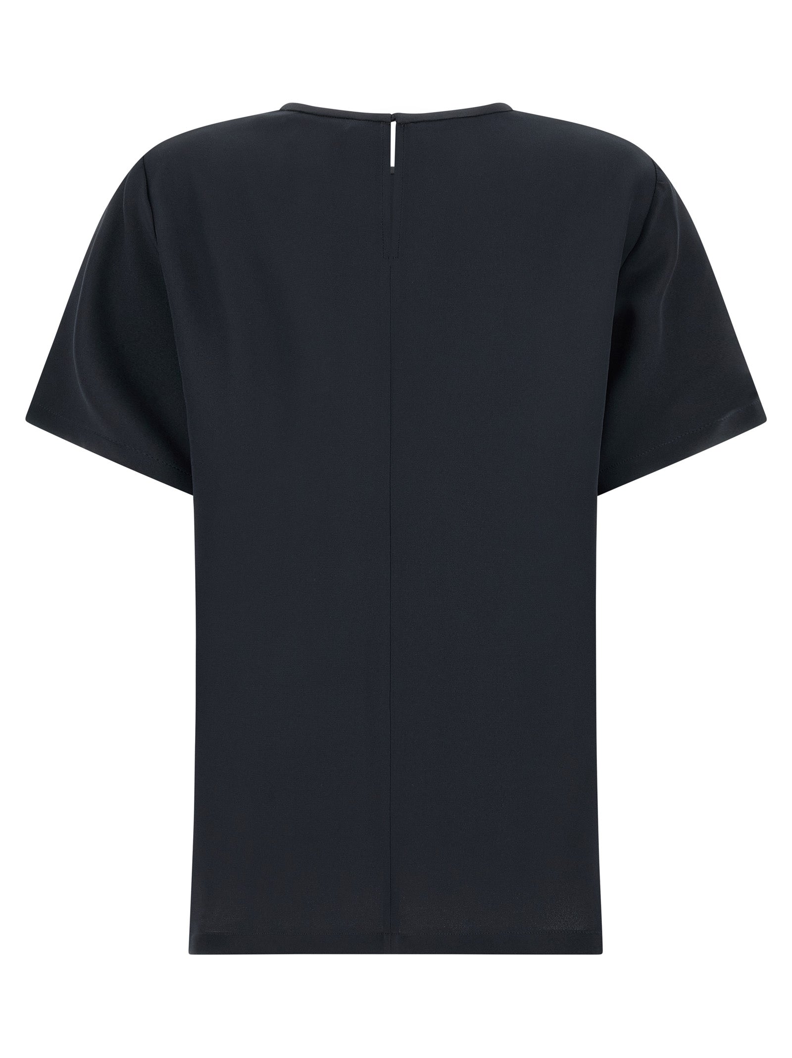 Max Mara Schwarze Seidenbluse