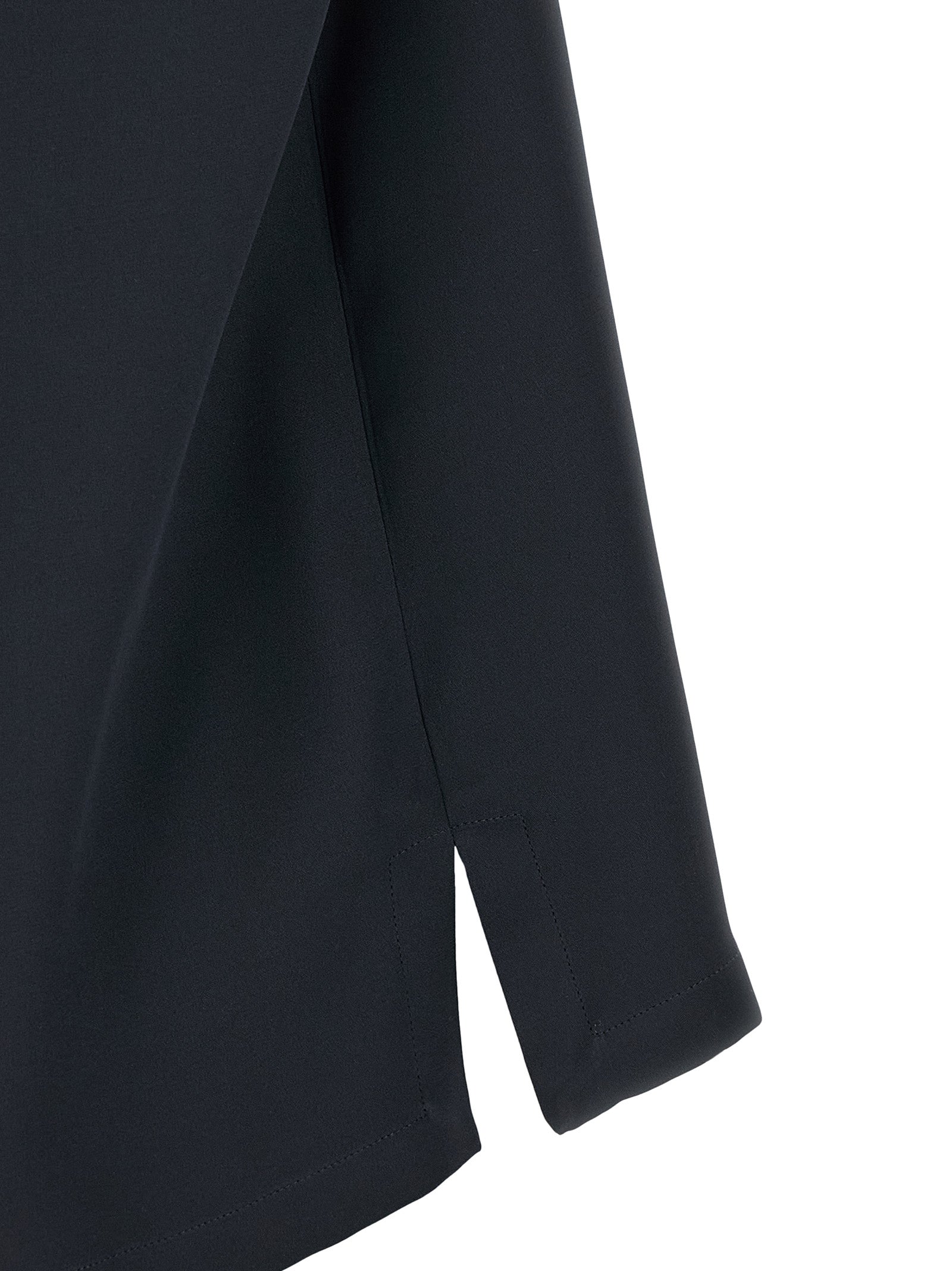 Max Mara Schwarze Seidenbluse