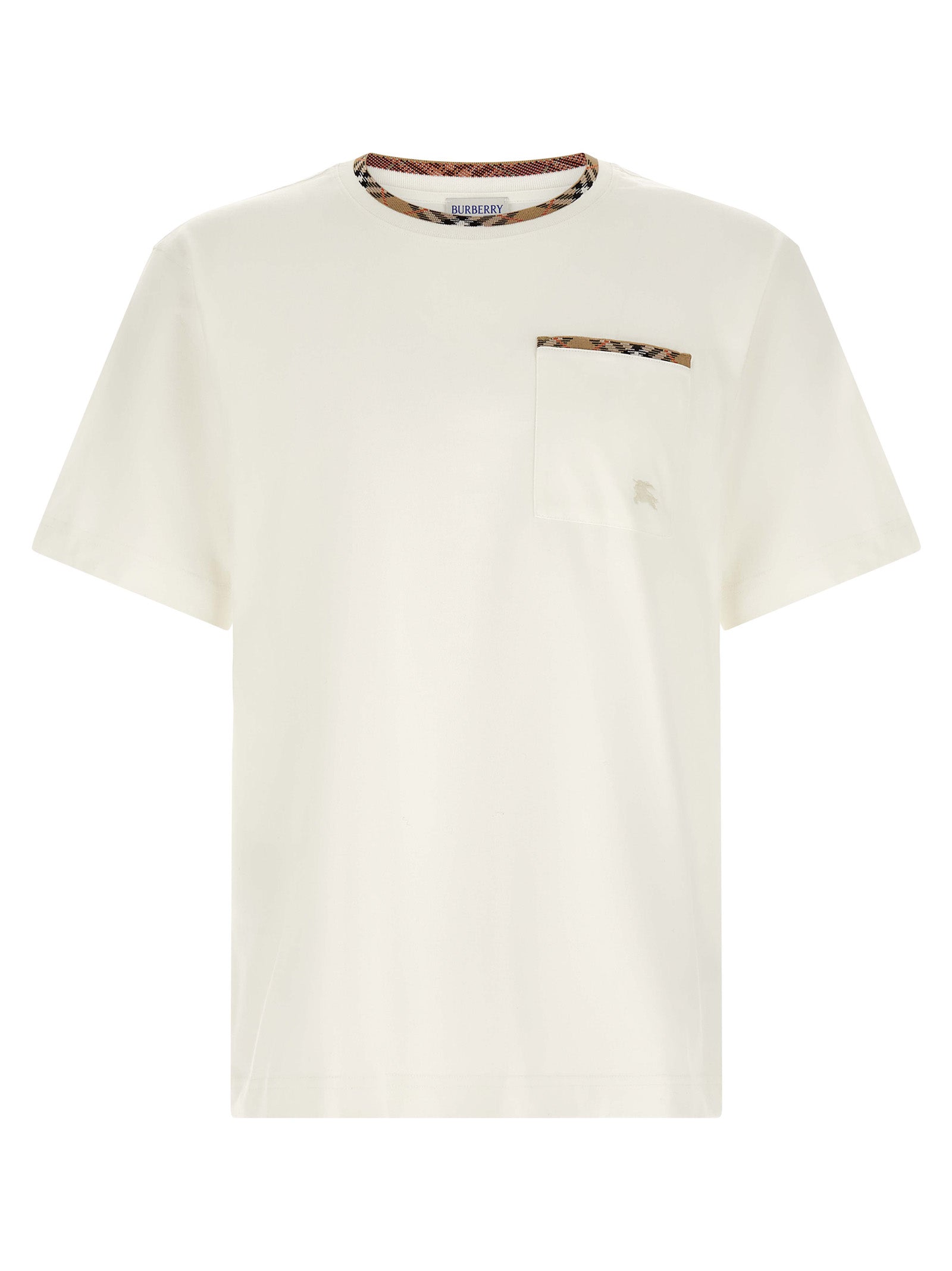 Burberry Weißes Baumwoll-T-Shirt