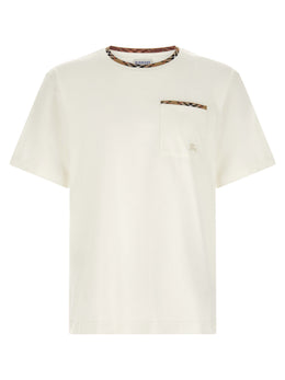 Burberry Weißes Baumwoll-T-Shirt