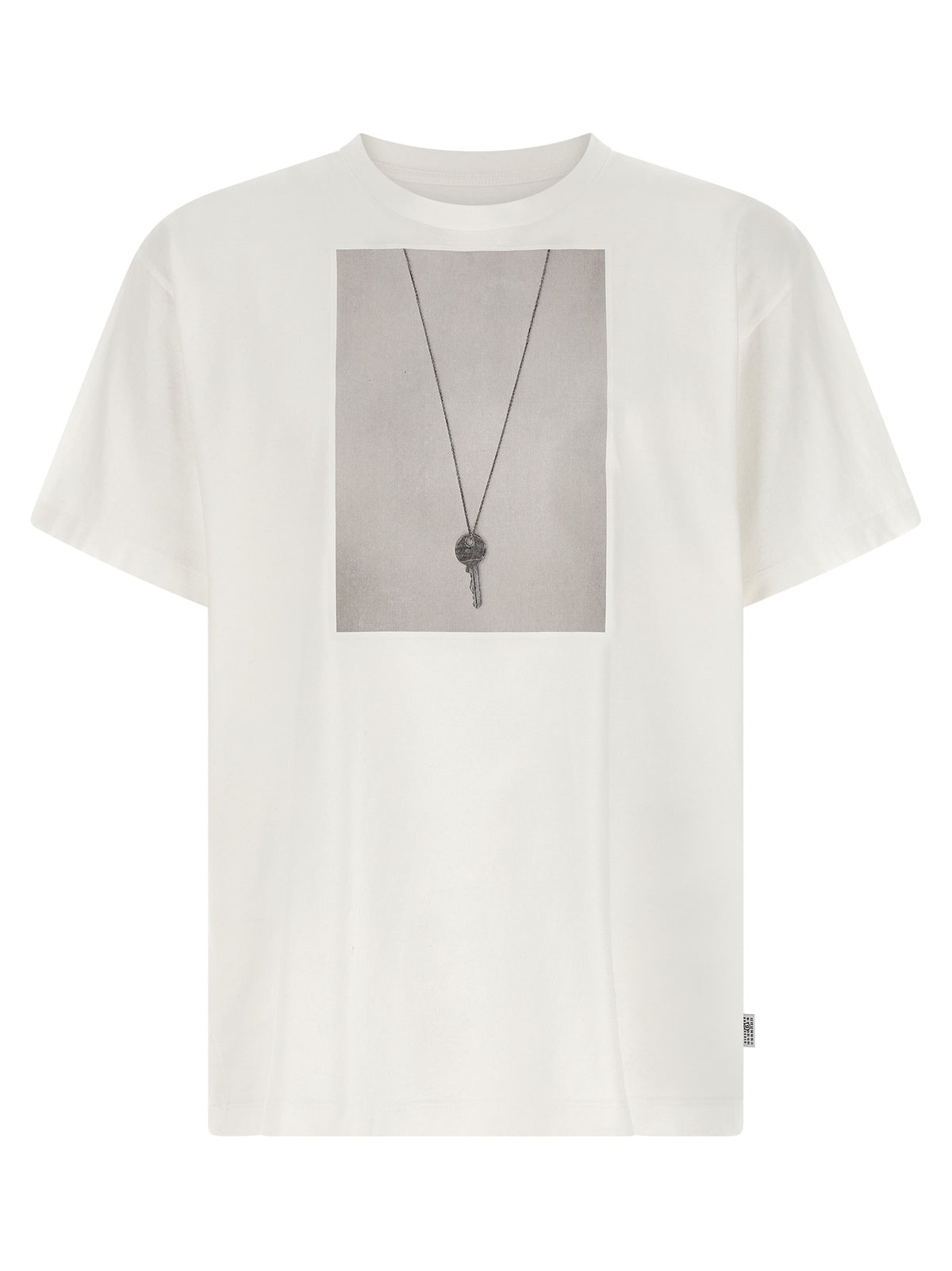 MM6 Maison Margiela Weißes Baumwoll-T-Shirt