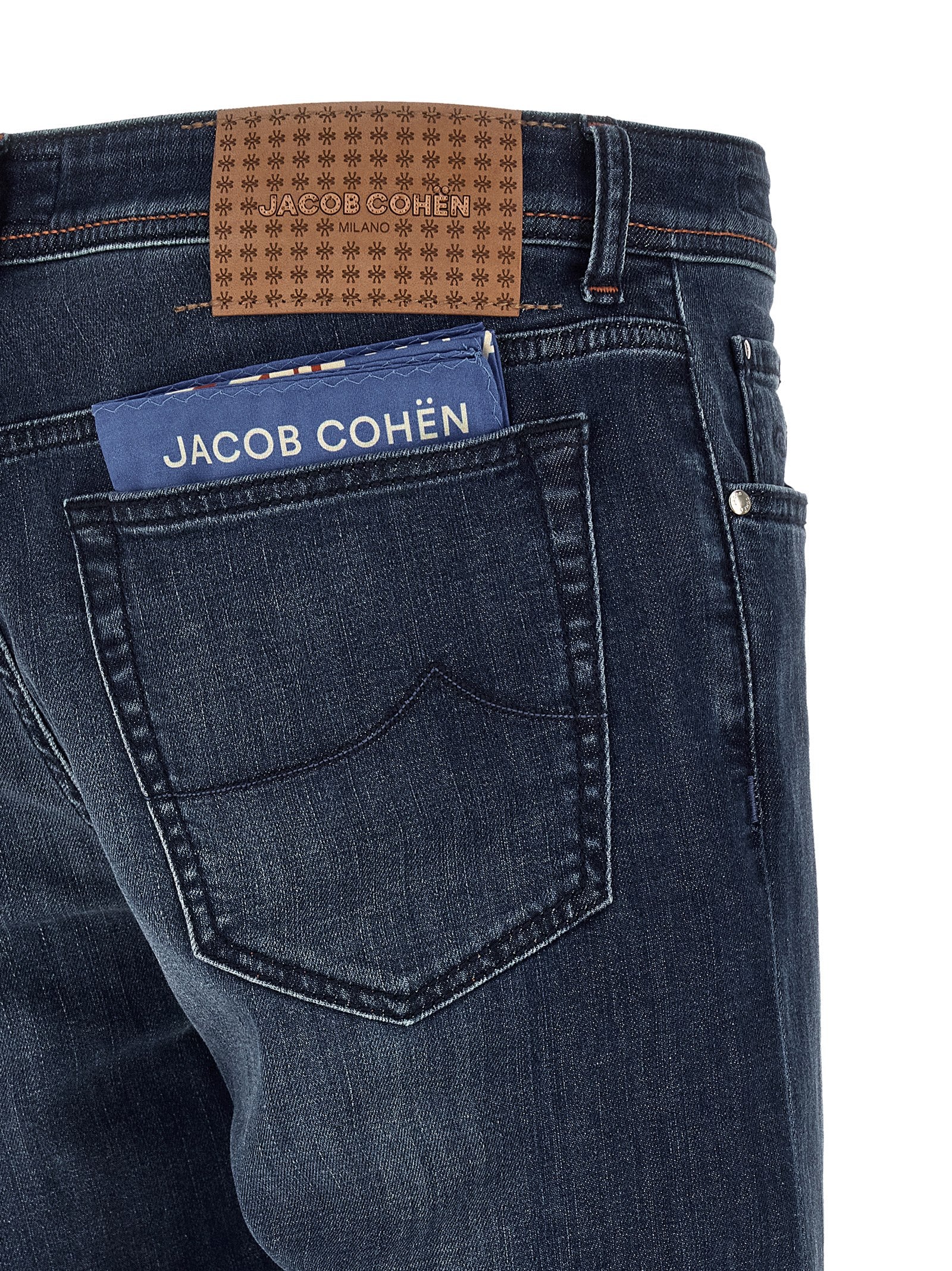 Jacob Cohen Blaue Baumwoll-Jeans im Slim Fit