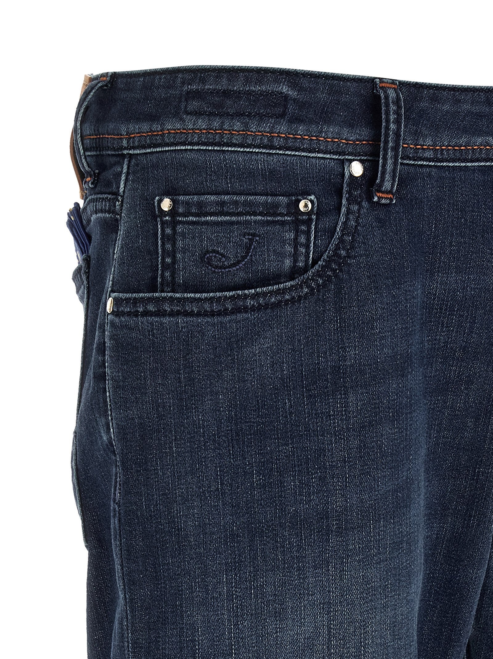Jacob Cohen Blaue Baumwoll-Jeans im Slim Fit