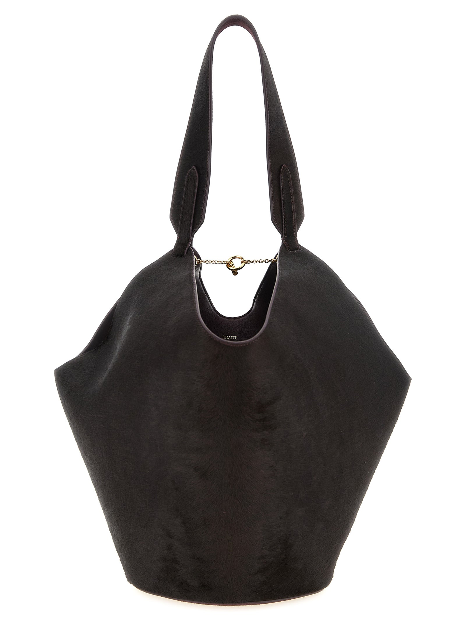 Khaite Bordeaux Kalbsleder Tote Bag