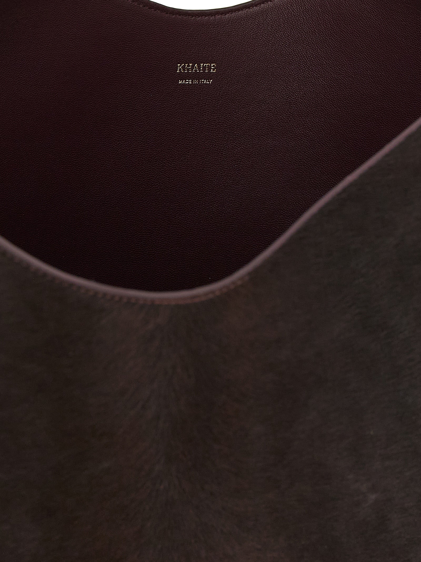 Khaite Bordeaux Kalbsleder Tote Bag