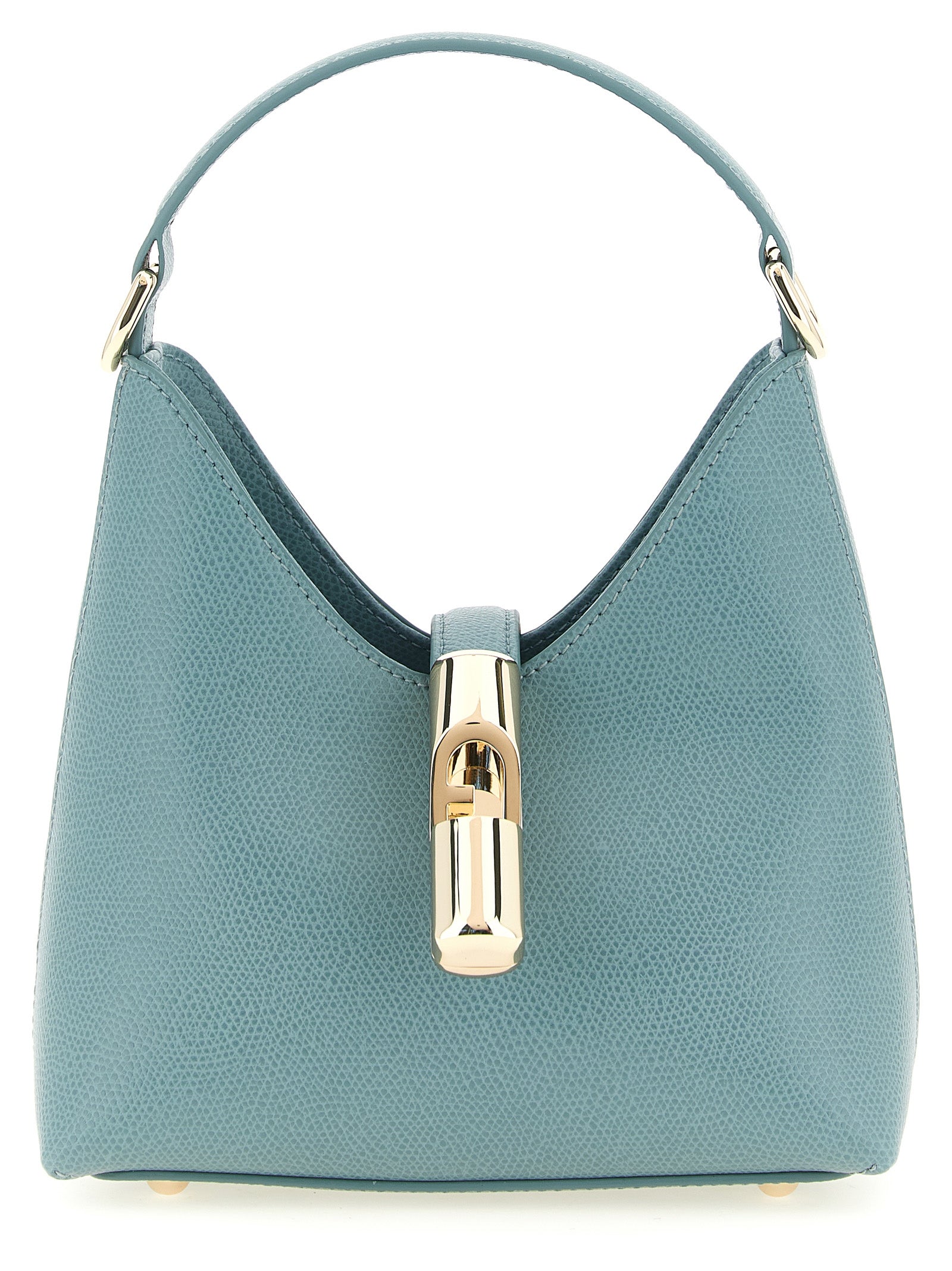 Furla Handtasche aus blauem Kalbsleder