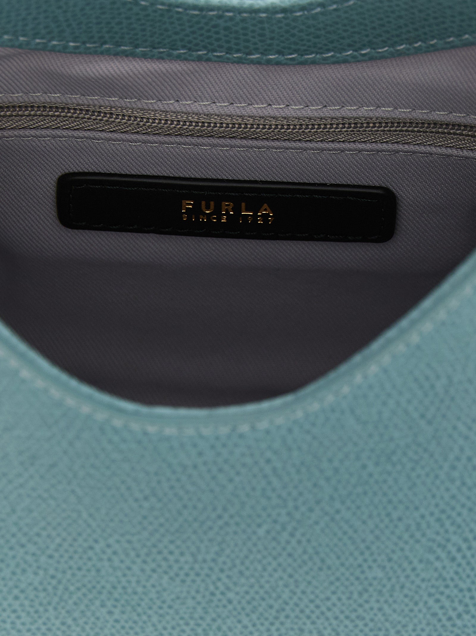 Furla Handtasche aus blauem Kalbsleder