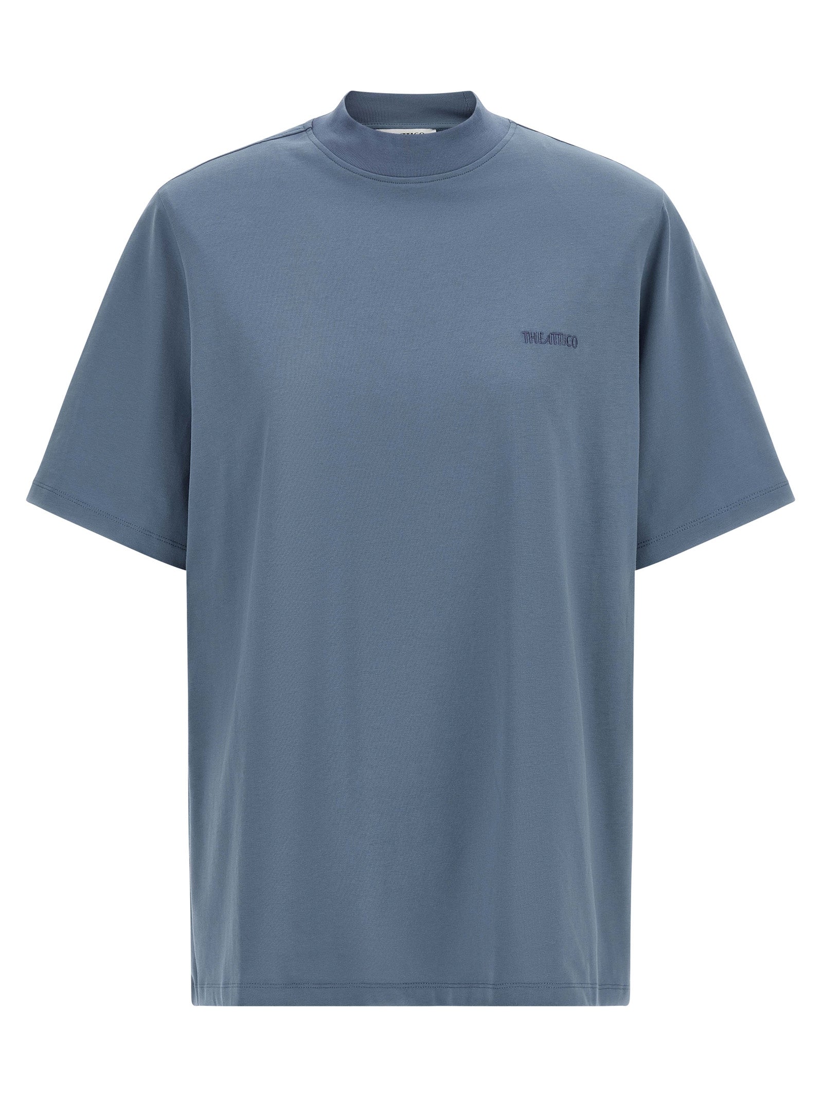 The Attico Blaues Baumwoll-T-Shirt