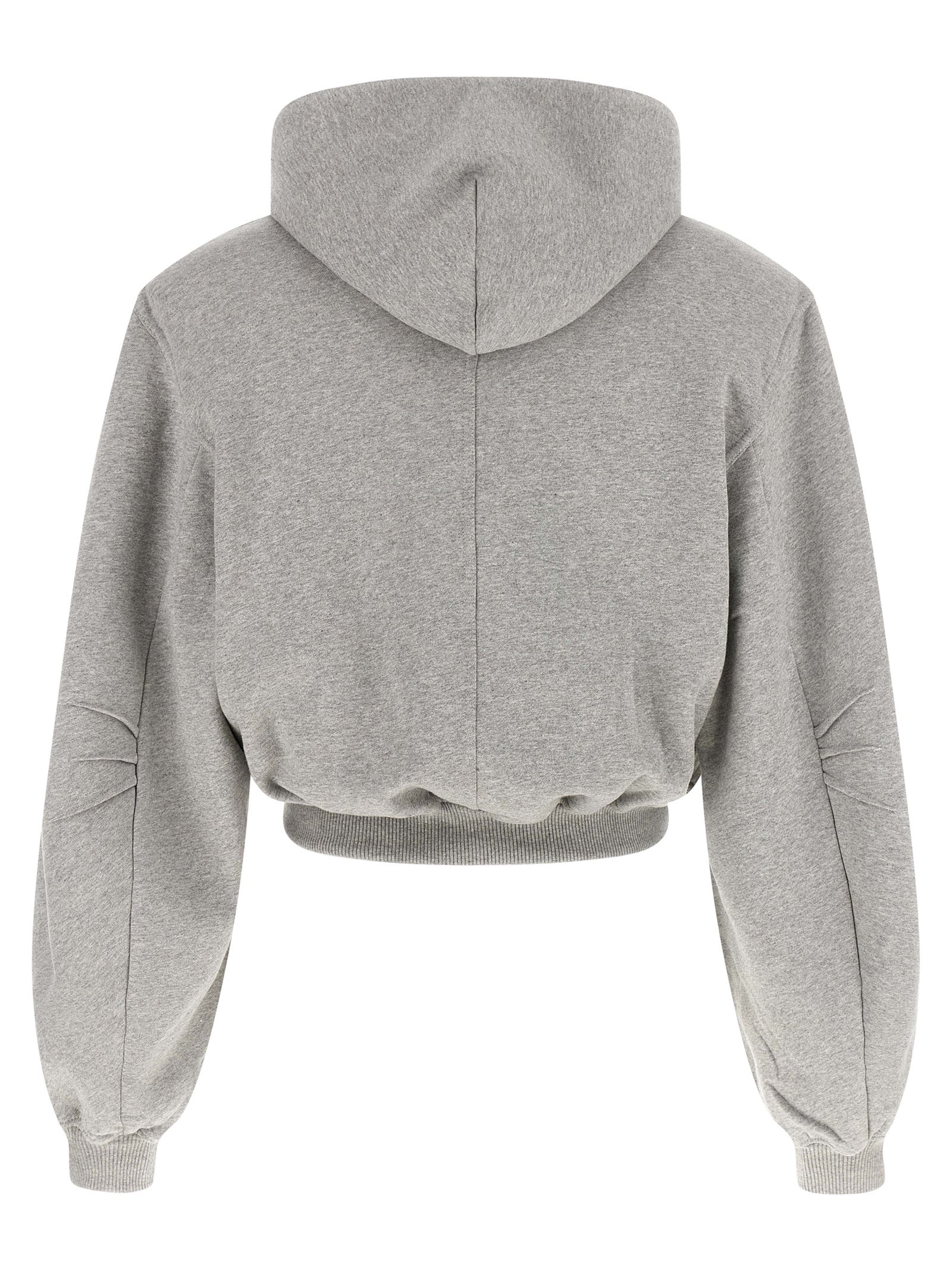 The Attico Grauer Baumwollpullover