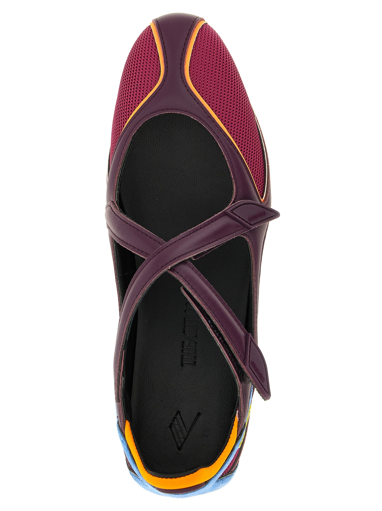 The Attico Mehrfarbige Ballerinas aus Polyethylen