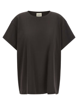 Khaite Graues Baumwoll-T-Shirt