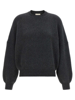 Khaite Grauer Kaschmir-Strickjacke