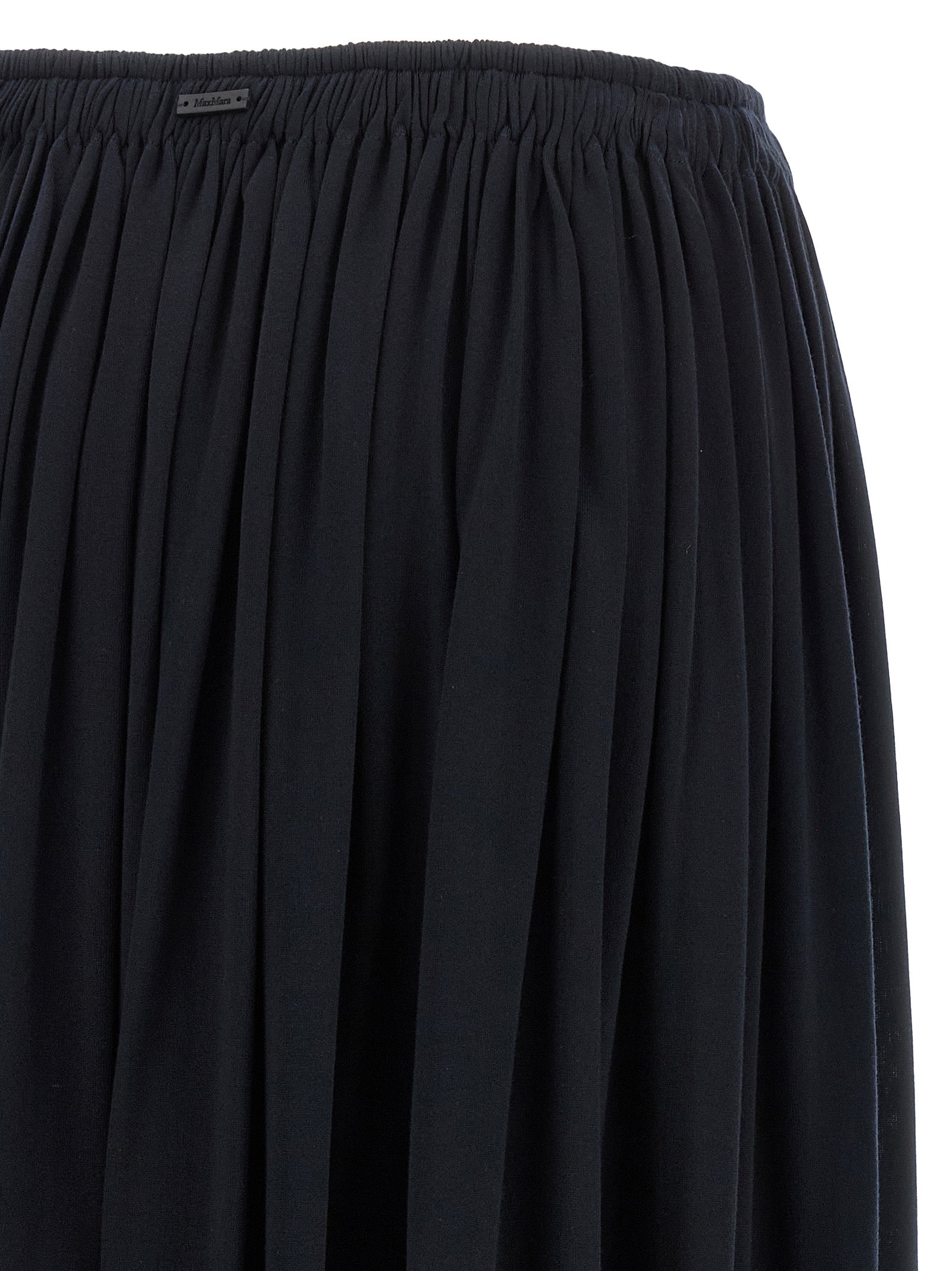Max Mara Blaue Lyocell-Minirock