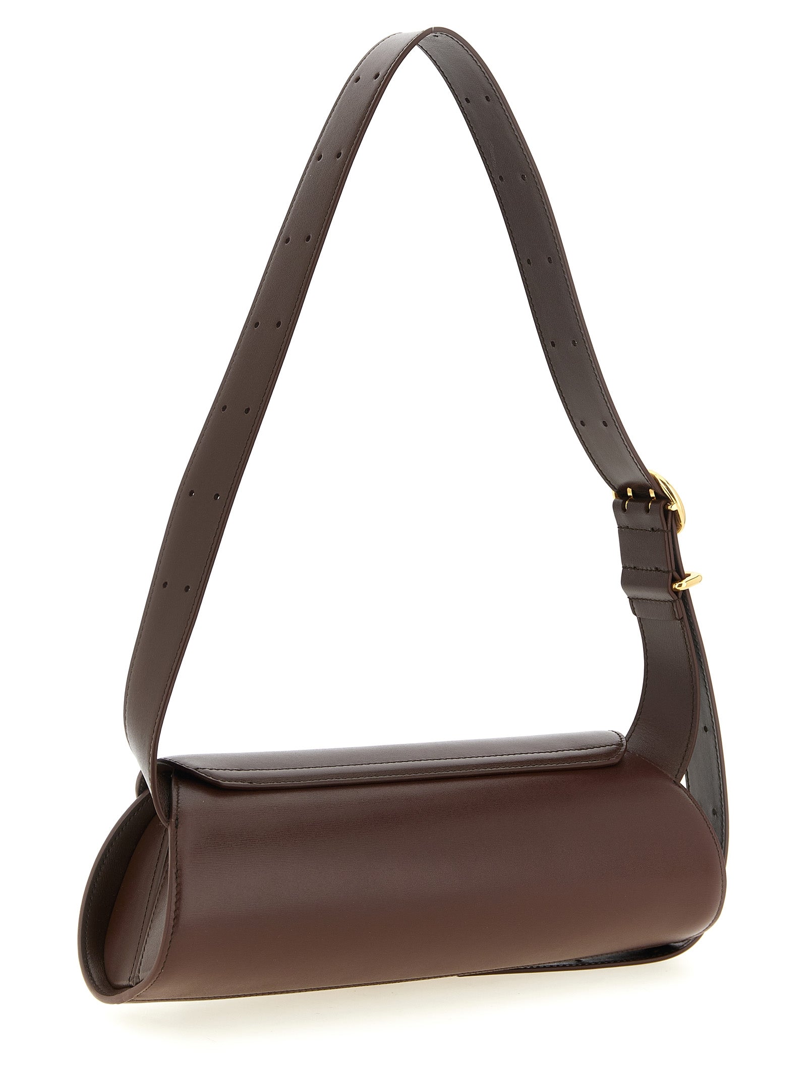 Jil Sander Braunes Kalbsleder Damen Crossbody Tasche